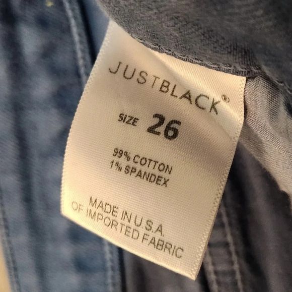 Just Black blue midrise cutoff shorts - Picture 6 of 6